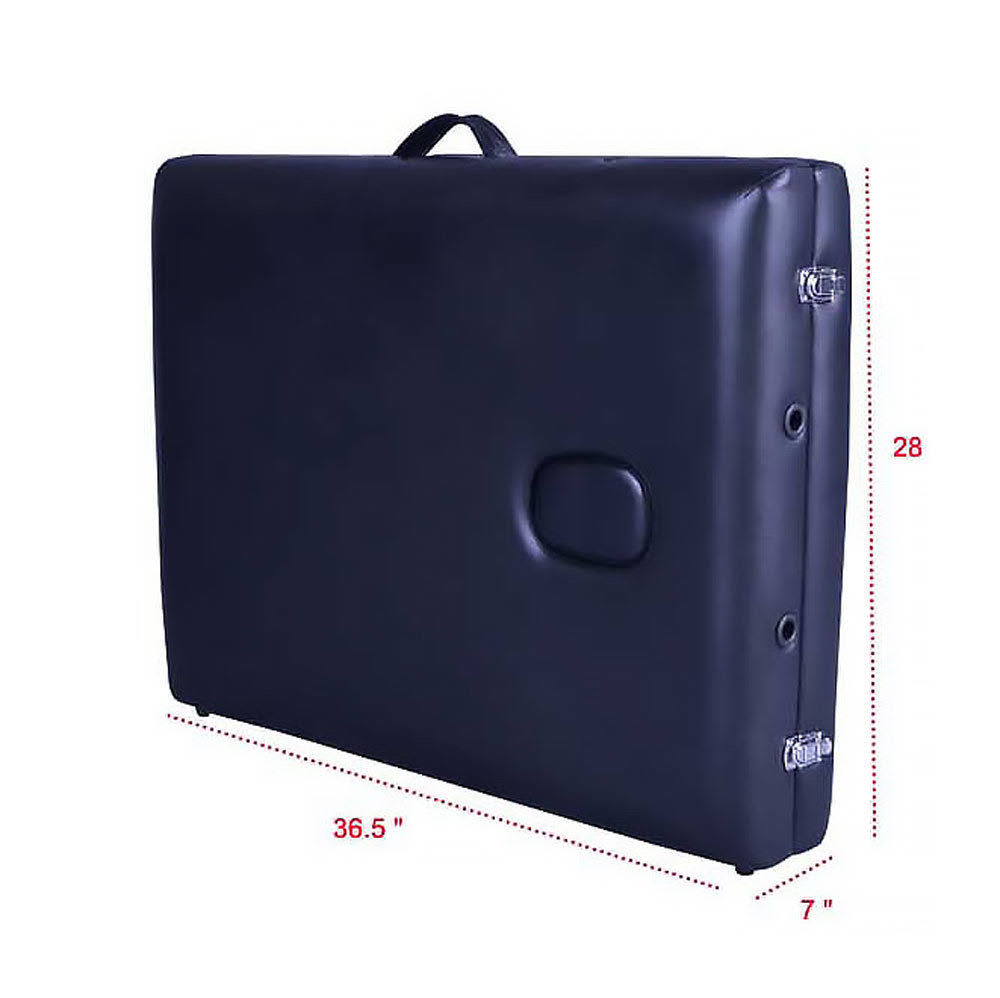 Black Portable Massage Table with Carry Case D852