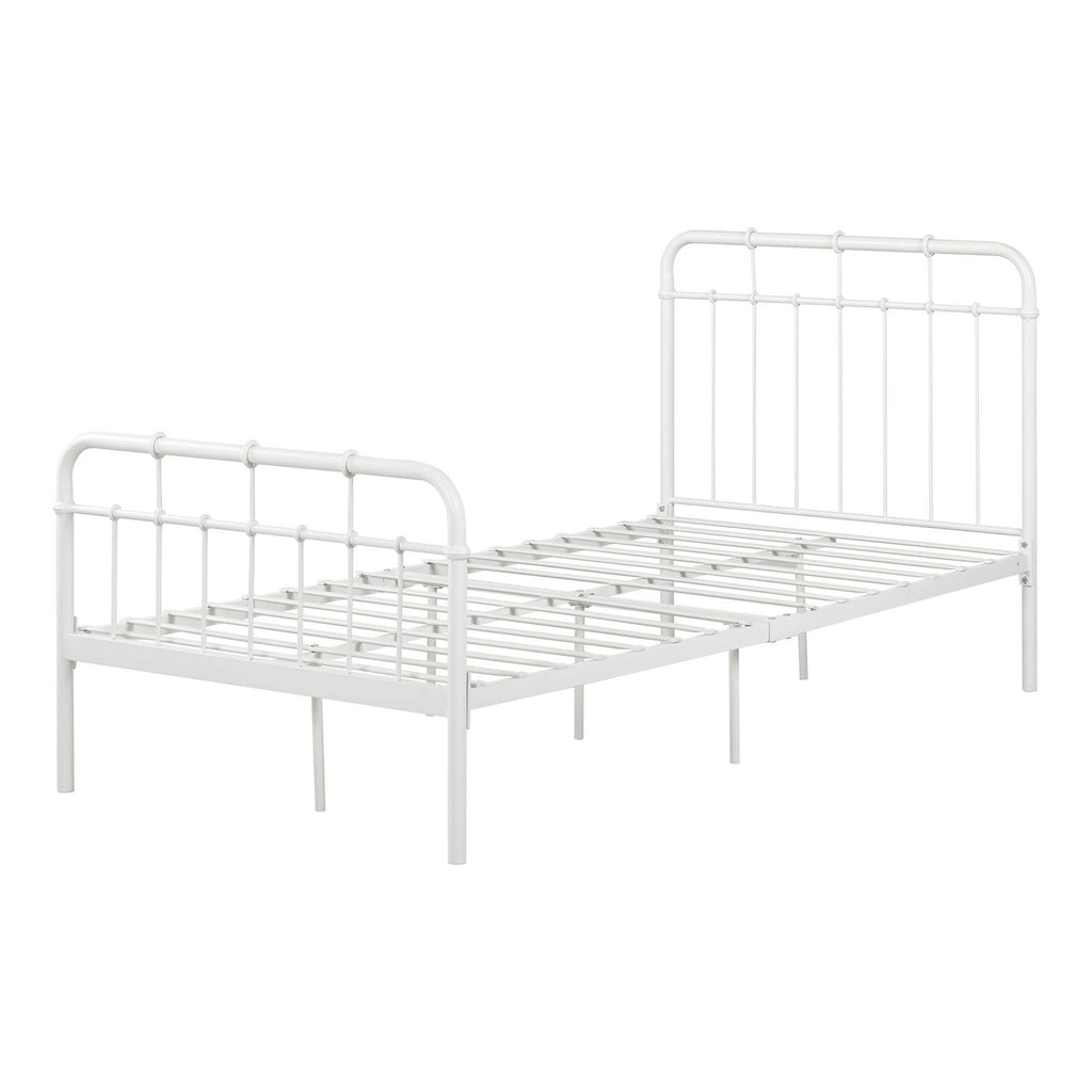 Black Twin Metal Complete Bed X3216