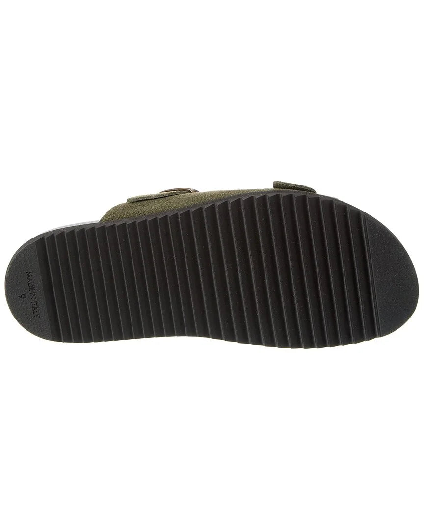 Green Suede Sandal G370