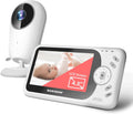Video Baby Monitor with Camera and Audio, 4.3 inch IPS Screen, Night Vision X7714