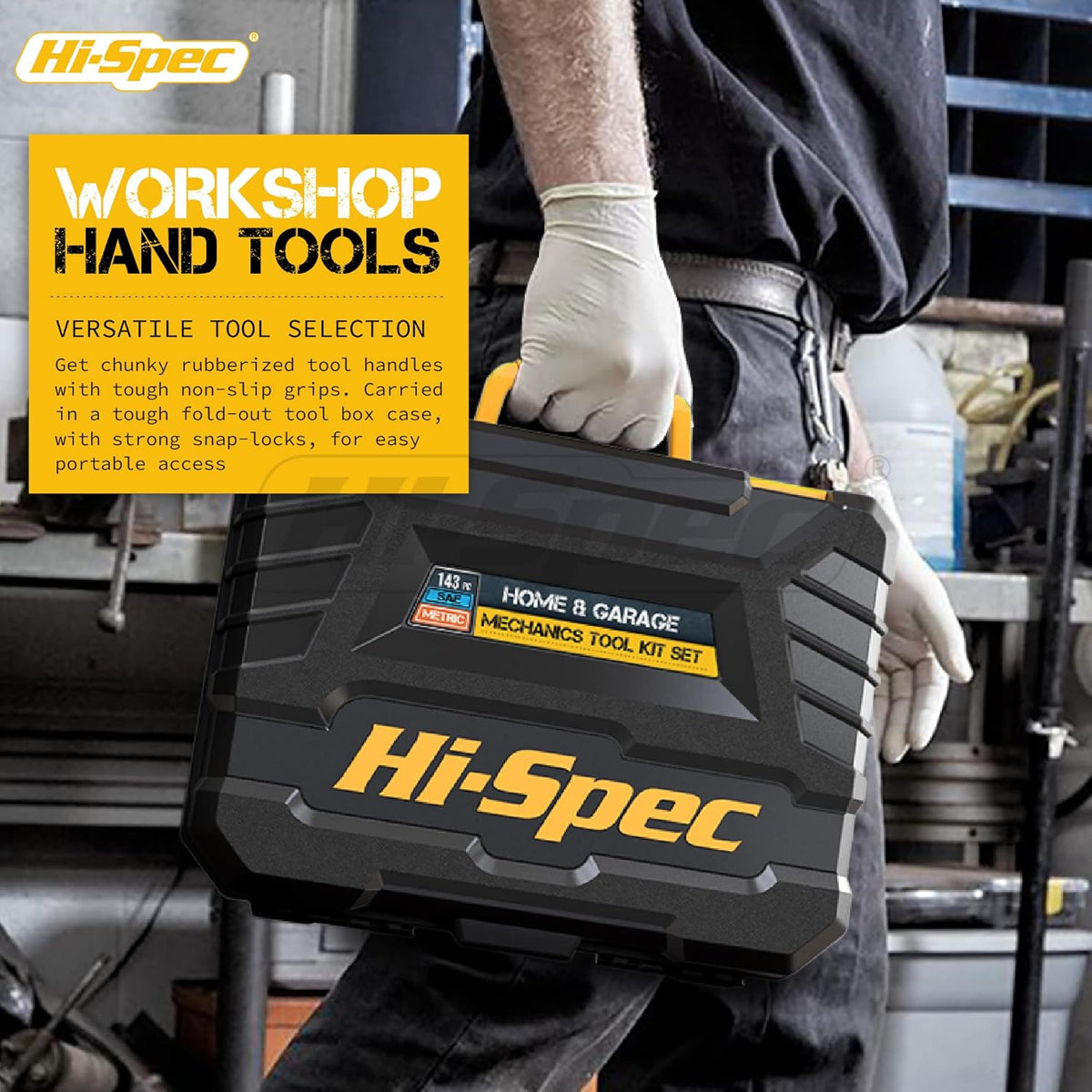143 Piece Home & Garage Tool Kit Set L922