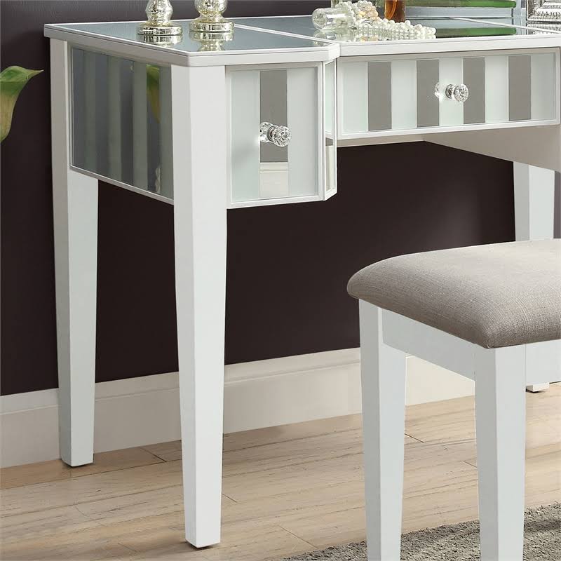 White Contemporary Vanity Set T3493