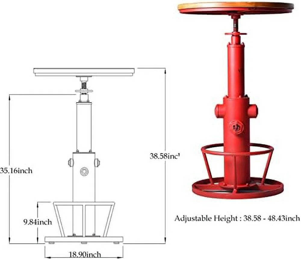 Adjustable Pub Table Q92013