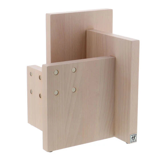 White Beechwood Magnetic Knife Block S935