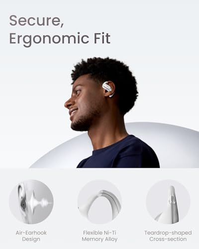 Black Open-Ear True Wireless Earbuds H451