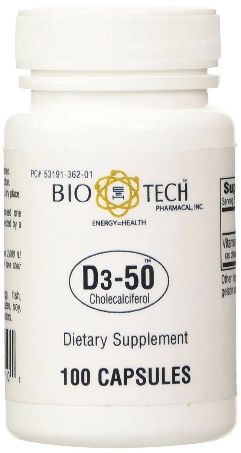 Vitamin D3 50000 IU 100 Capsules 3 Pack M1321