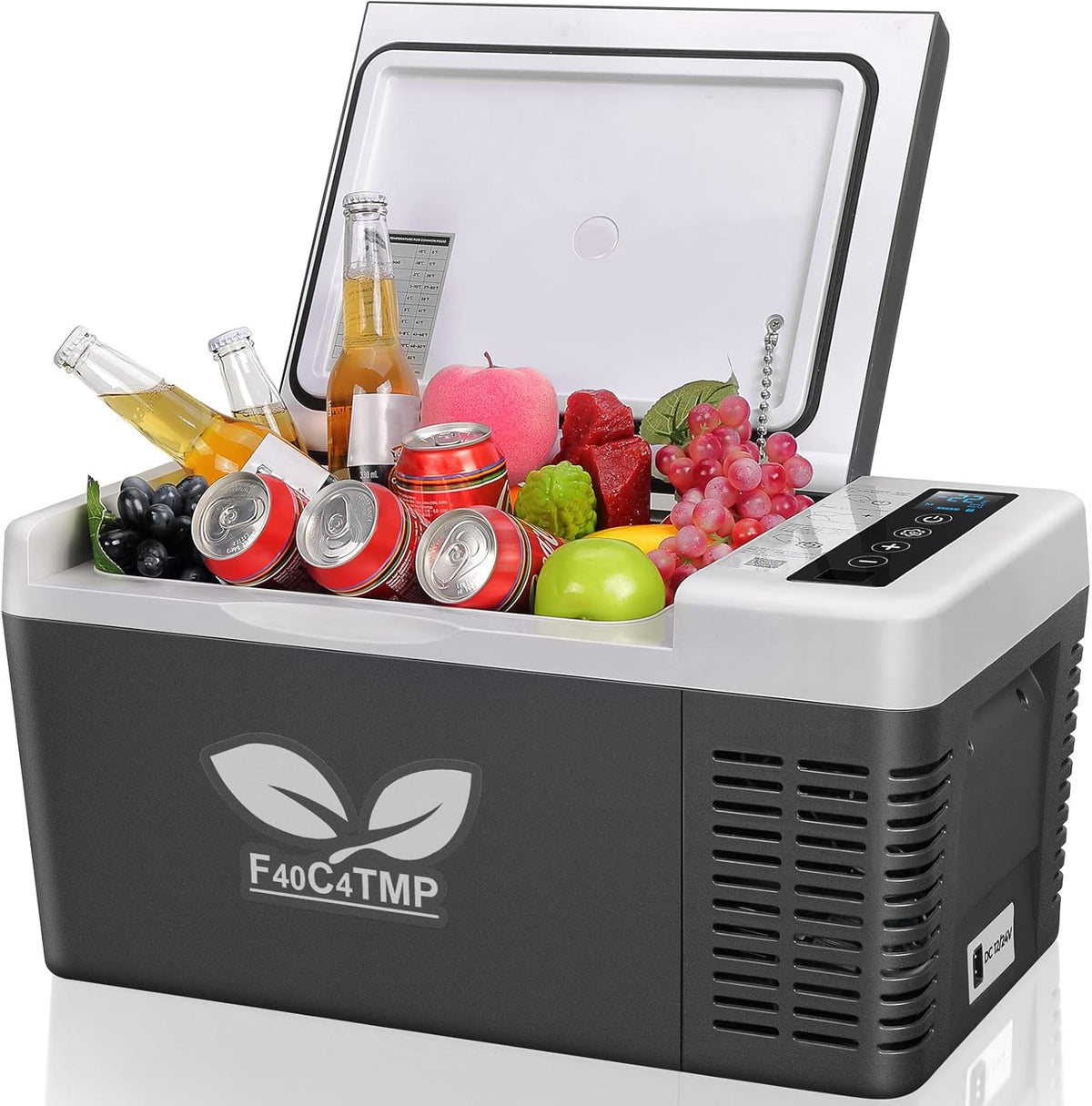 Portable Refrigerator 20 Quart 12 Volt Freezer 18L Car Fridge With Compressor X45246