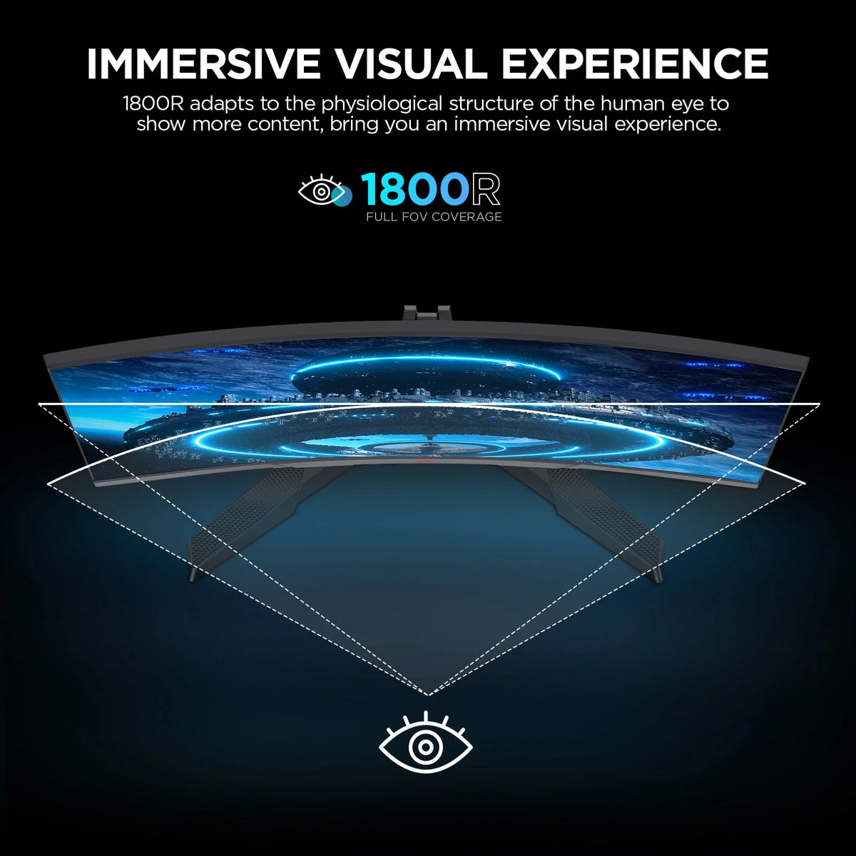24 inch FHD 1080P VA Gaming Monitor, 165Hz, 1ms Z148564