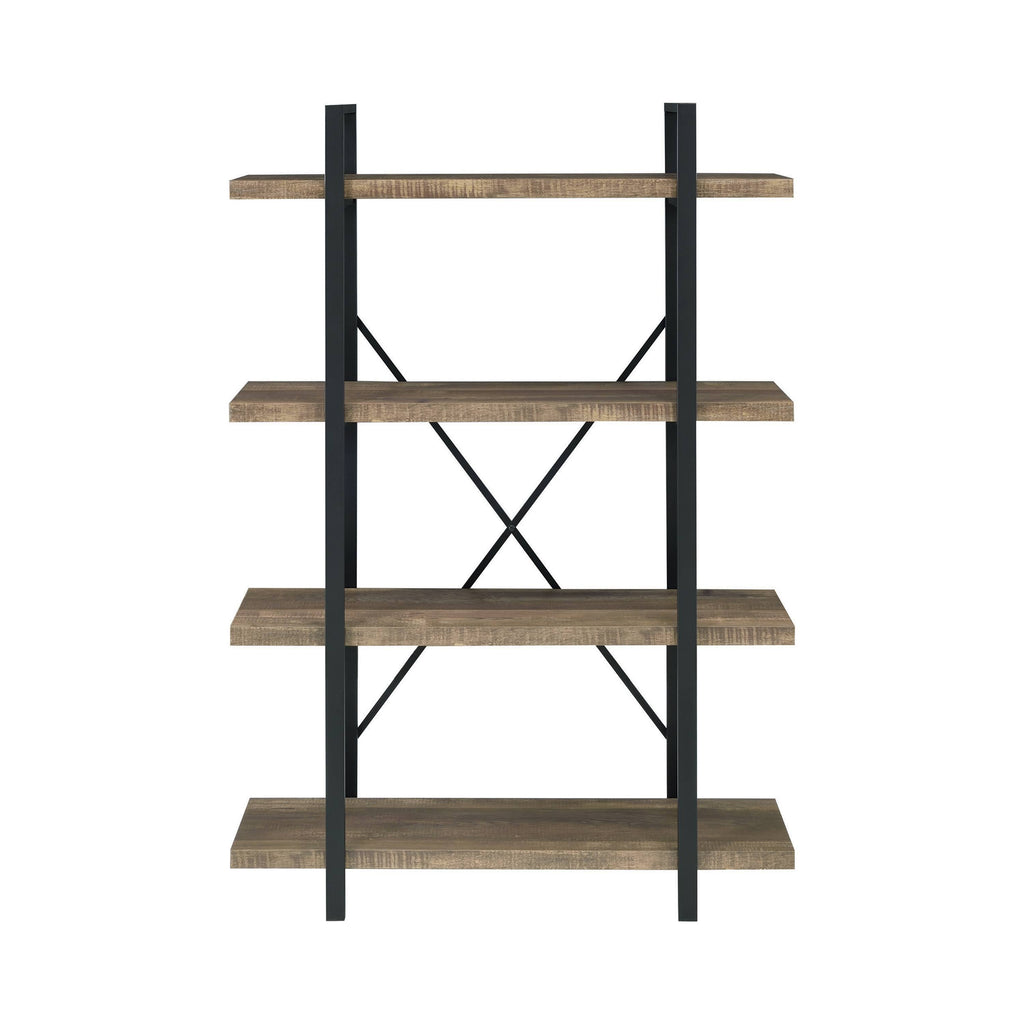 Rustic Oak Bookcase Y5156