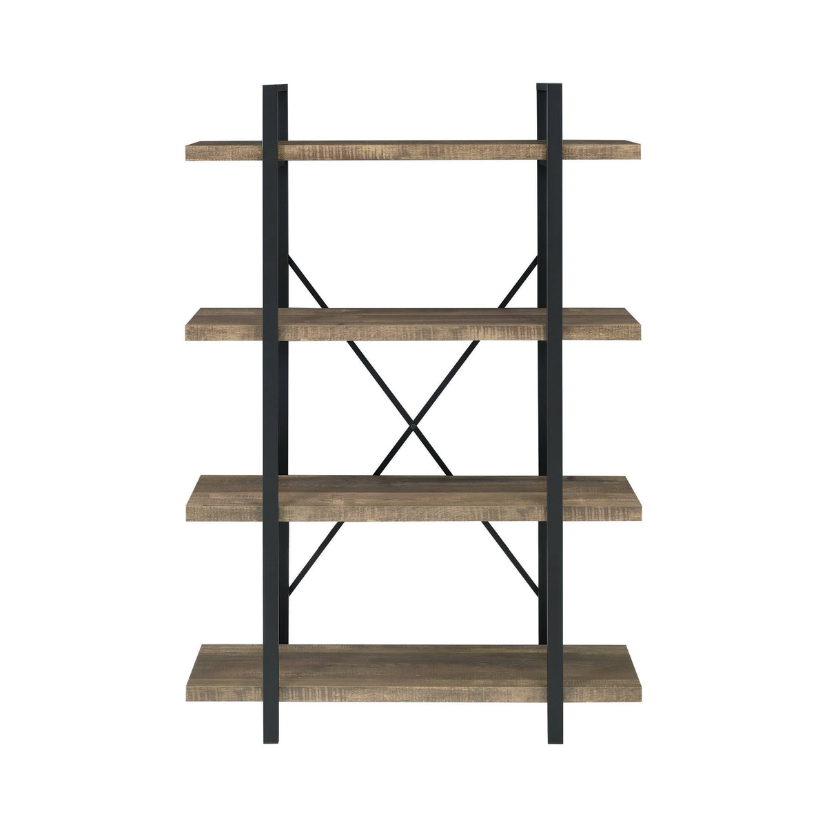 Rustic Oak Bookcase Y5156