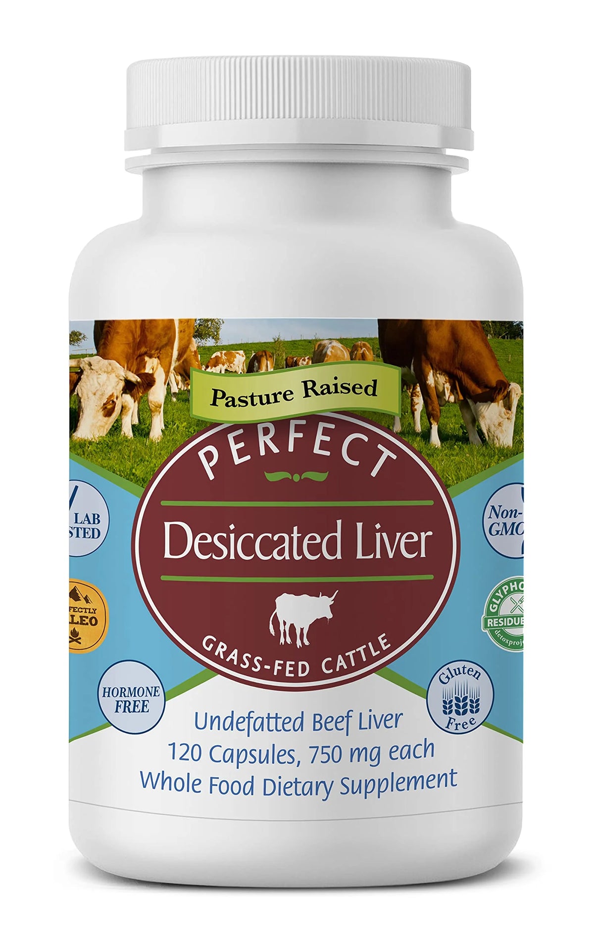 120 Capsules Undefatted Beef Liver O9808