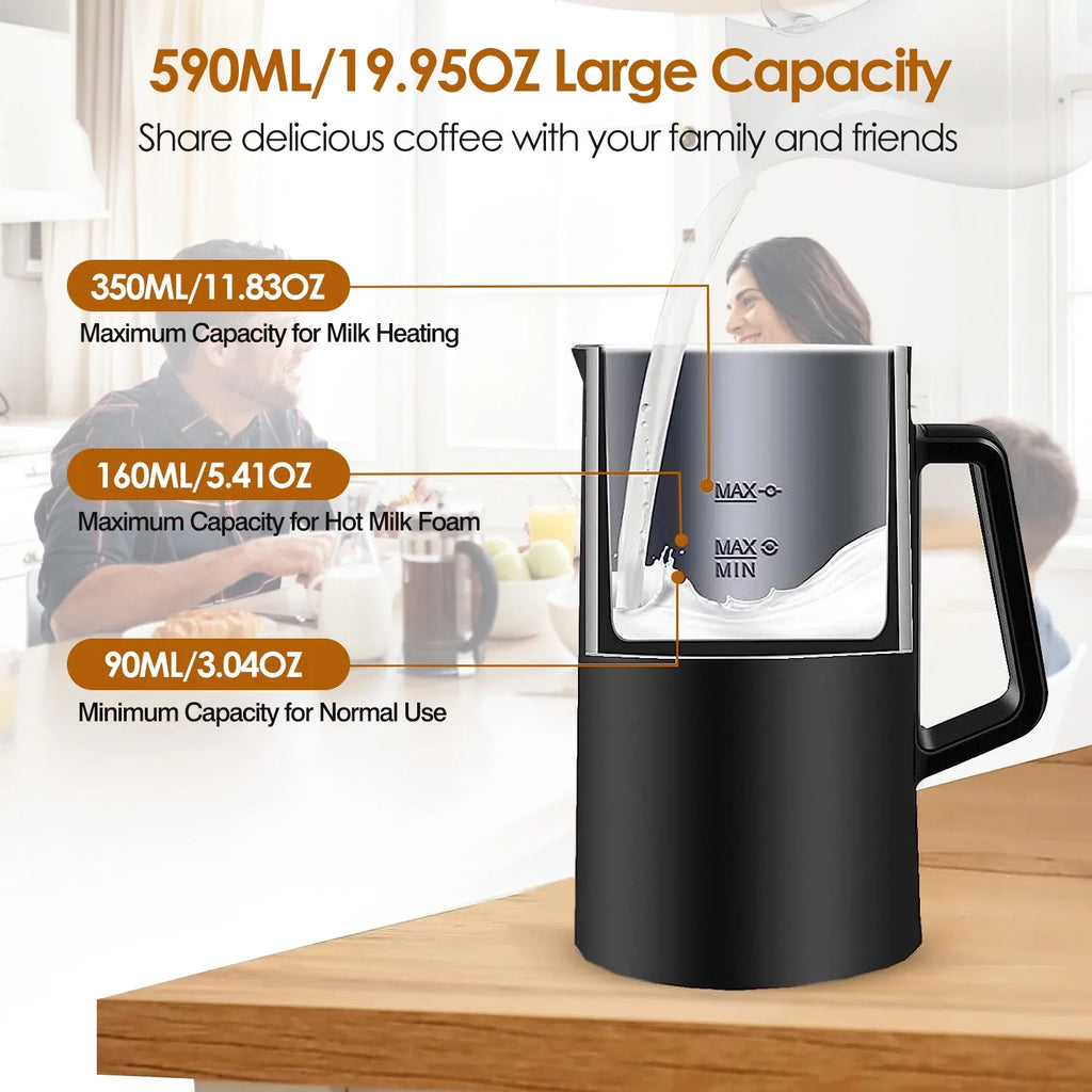 4 in1 Stainless Steel Electric Milk Frother Q720