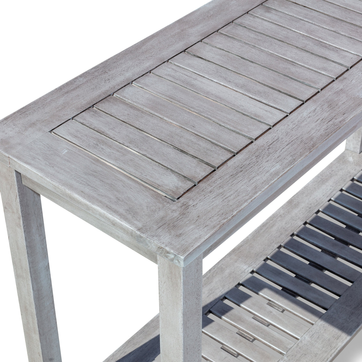 Silver Gray Eucalyptus Console Table A74744