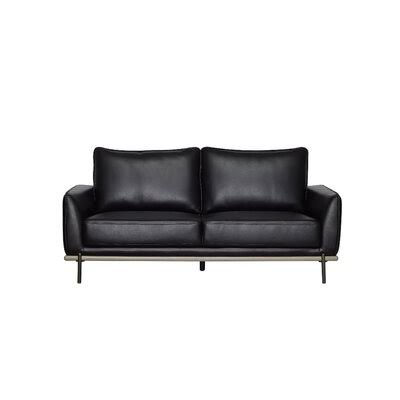 Faux Leather Square Arm Sofa W679555
