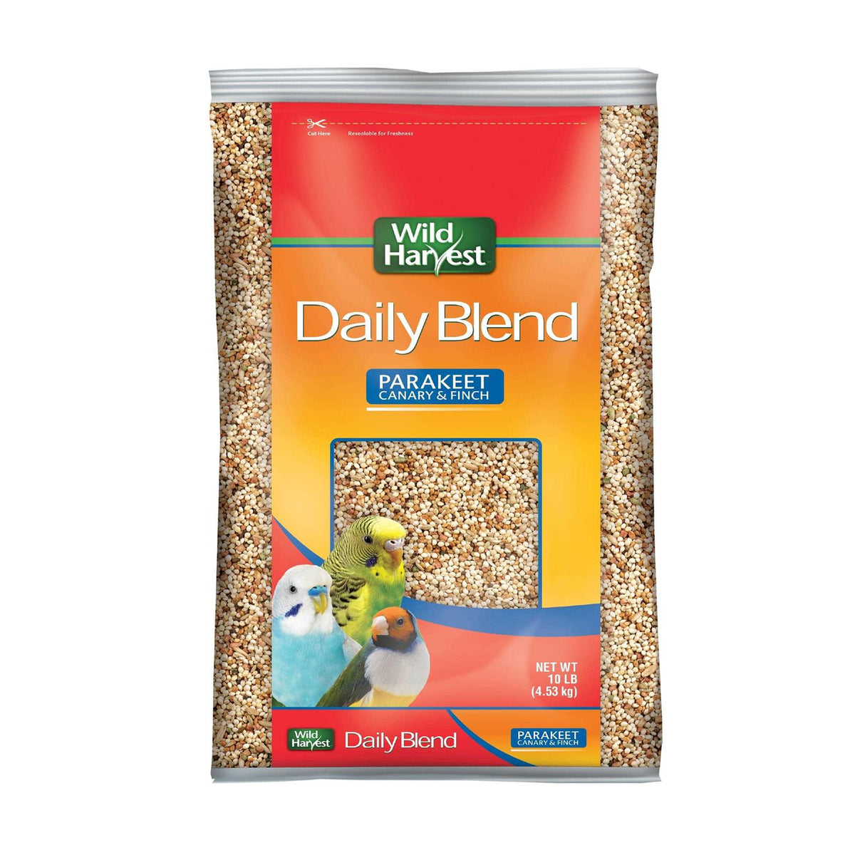 Daily Blend Nutrition Diet for Parakeet, Canary and Finch 10 Pounds W187