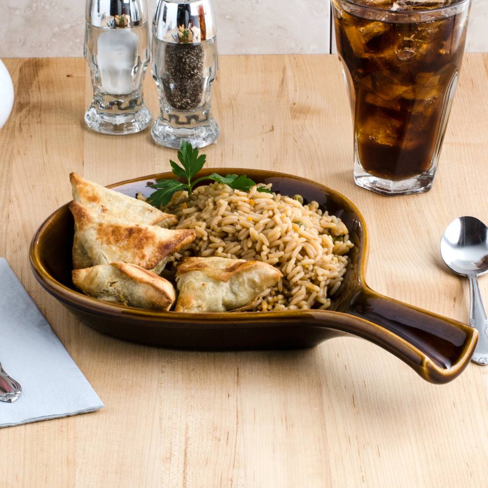 Caramel 12oz Fry Pan Server V240
