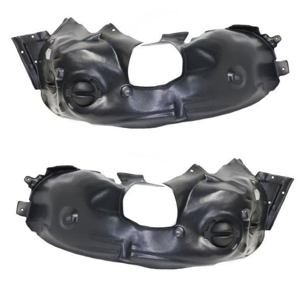 Front Splash Shield Inner Fender Liner Left Right Set Pair Q3364