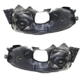 Front Splash Shield Inner Fender Liner Left Right Set Pair Q3364
