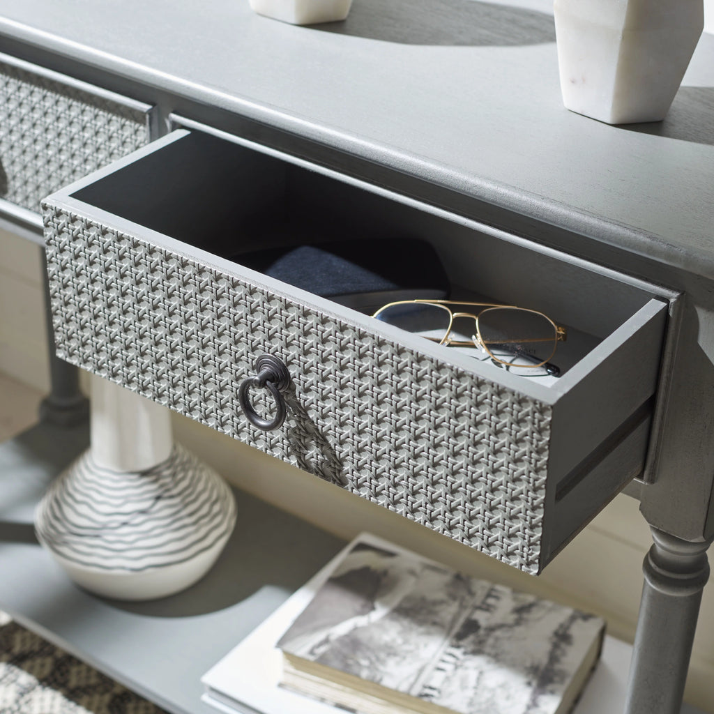 Modern 2 Drawer Console Table P50410