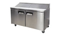 60 in. Commercial Two Door Sandwich Prep Table Refrigerator, 15 Cu. ft. X540