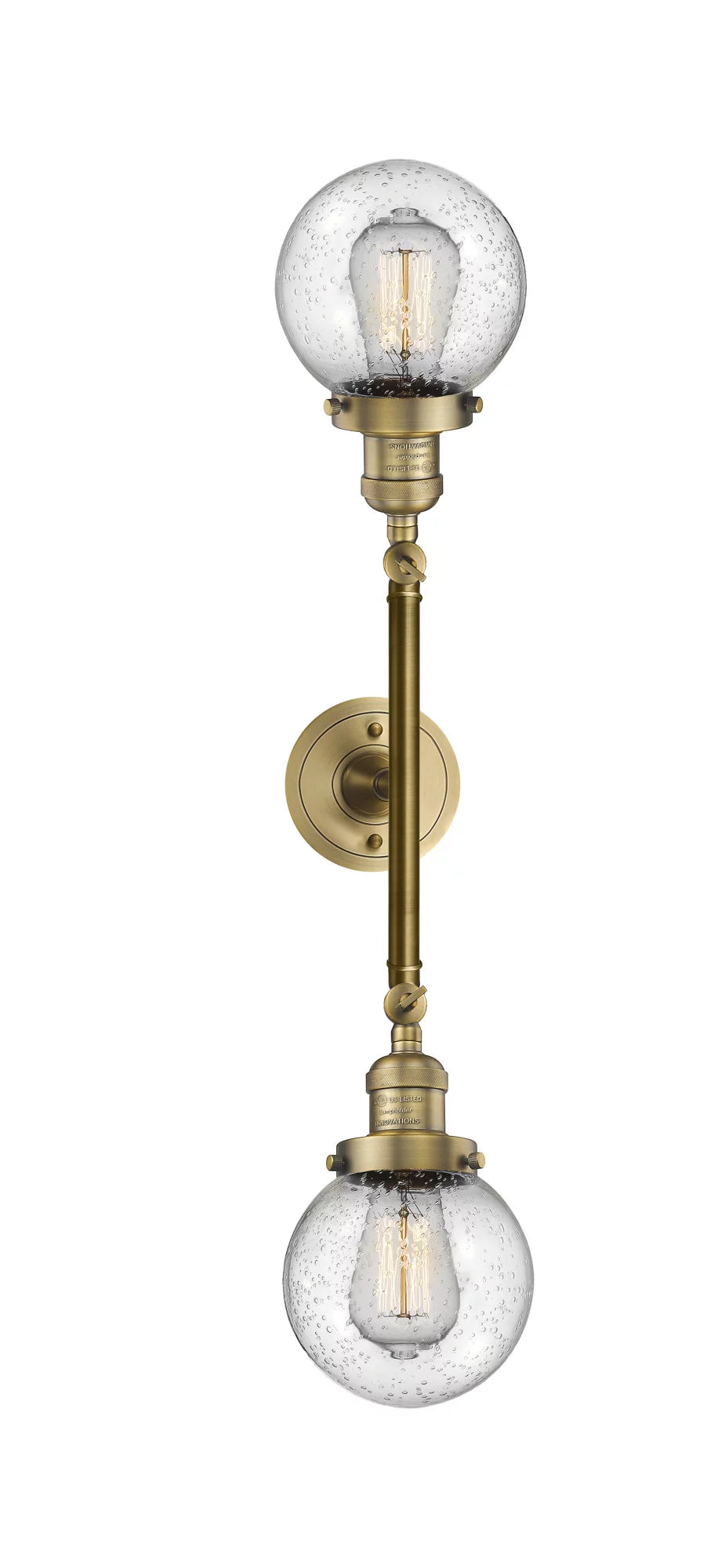 2 Light 23" Wide Brass Bathroom Vanity Light J92857