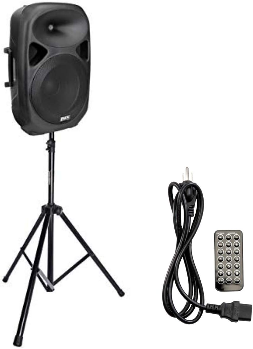 15 Portable PA Speaker System with Tripod Stand B74565