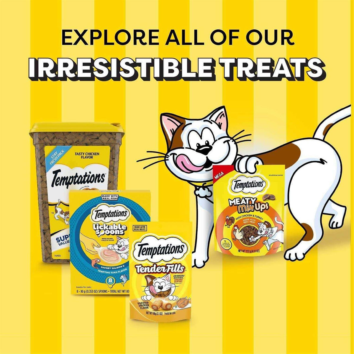 Lickable Spoons Cat Treats A71169