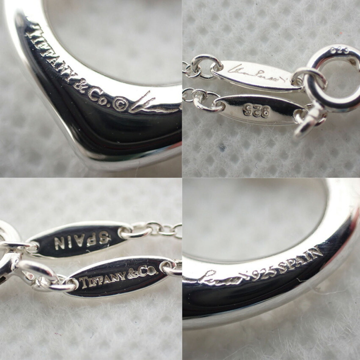 925 Open Heart Pendant Necklace K9050