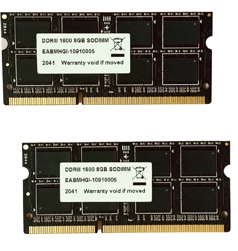 16GB DDR3 1600MHz Laptop SODIMM RAM Q7426
