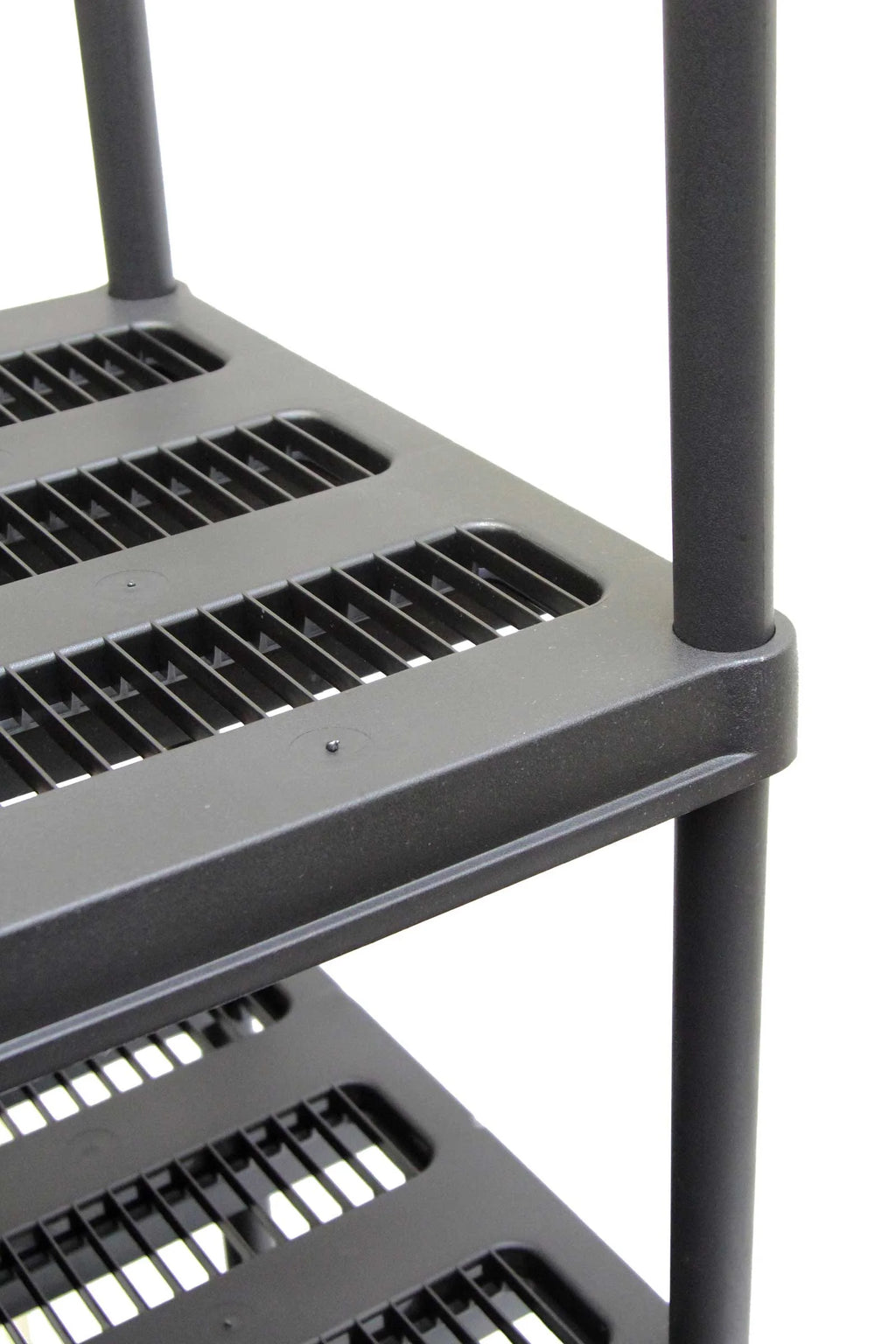 Black 5-Shelf Resin Shelf Unit Y9517