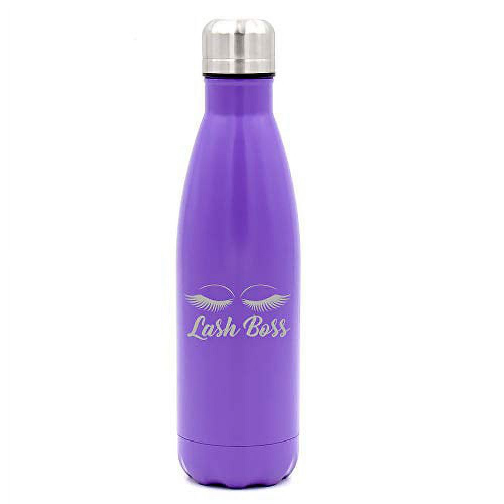17 oz. Double Wall Vacuum Insulated Stainless Steel Water Bottle Travel Mug Cup Y96516