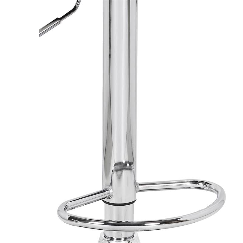 White Squareback Adjustable Barstool with Armrests (Set of 2) X29862
