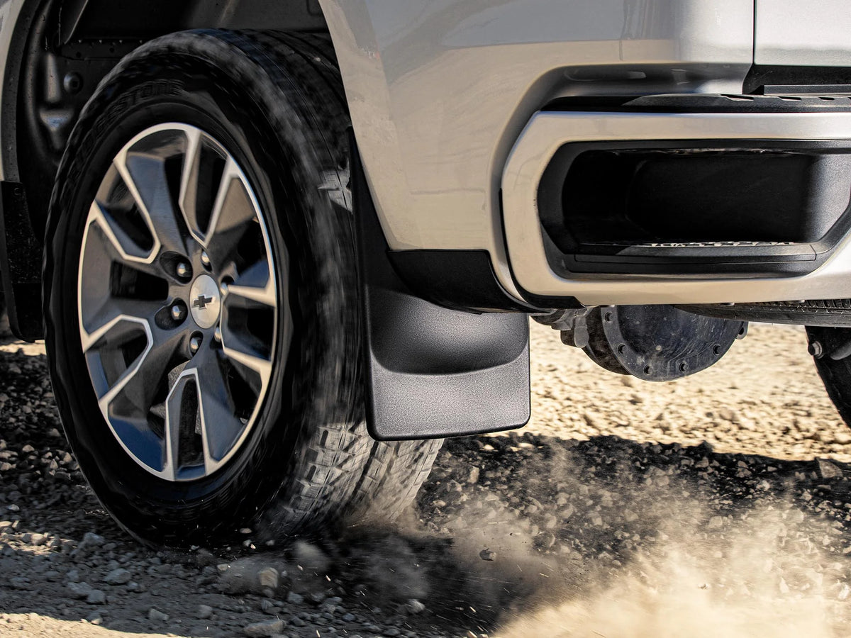 Black No Drill Splash Guard MudFlaps for Chevrolet Colorado M748332