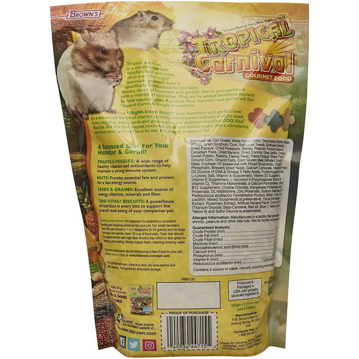 Gourmet Hamster & Gerbil Food K363684