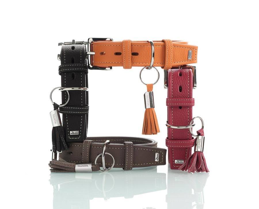Orange Leather Collar, 60 cm Z444904