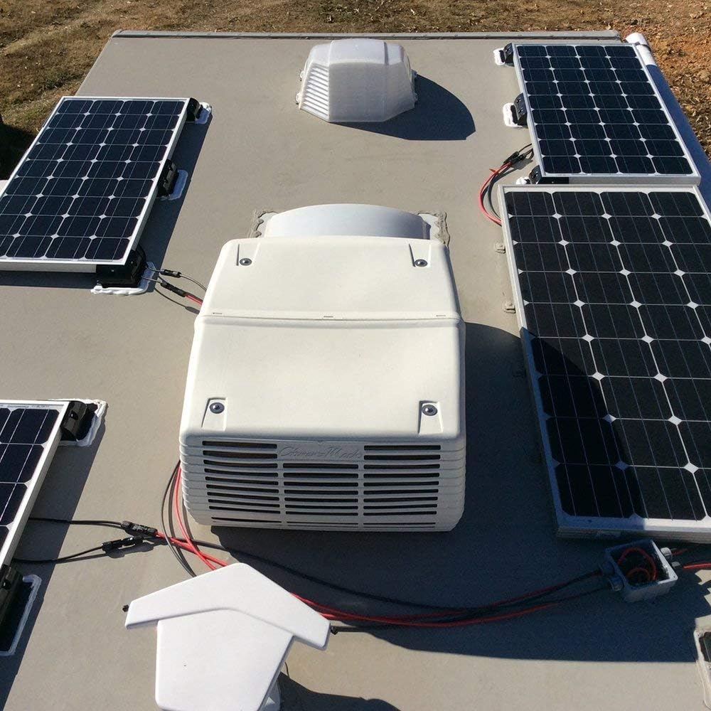 400 Watt 12 Volt Monocrystalline Solar Panel Bundle Kit with 4 pcs 100W Panel and 30A PWM Charge Controller C209804