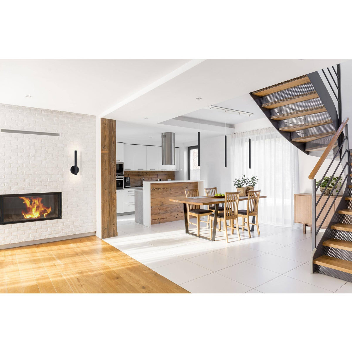 3 Light Island/Billiard LED Chrome F9396