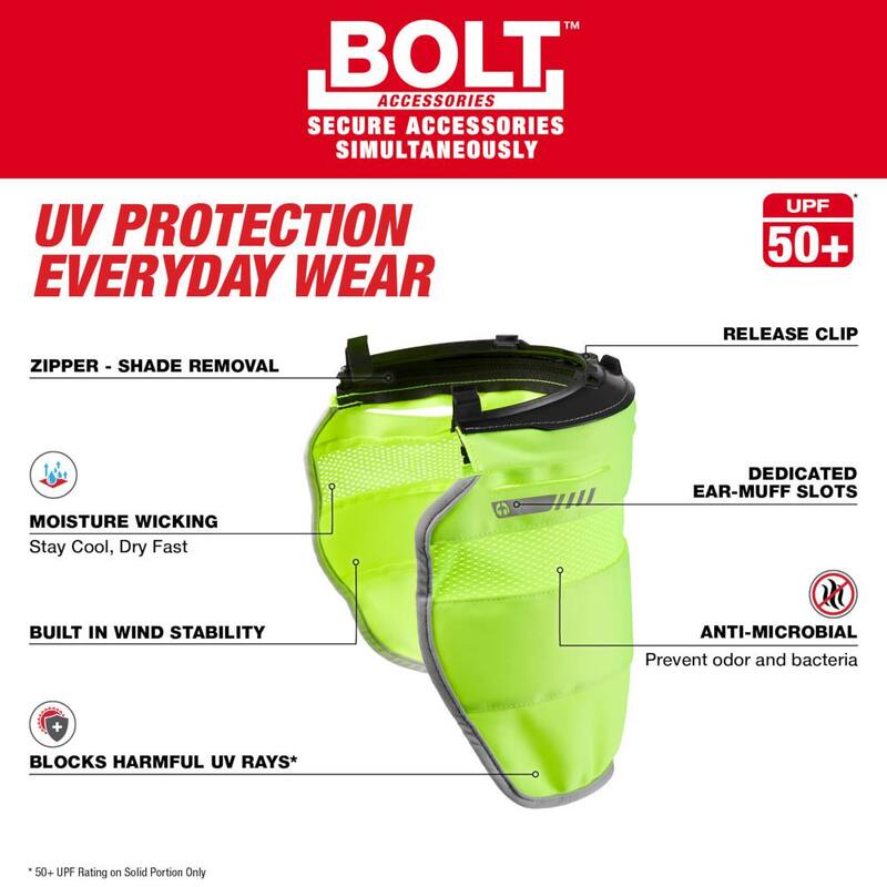 Yellow High Visibility Mesh Sunshade P1089