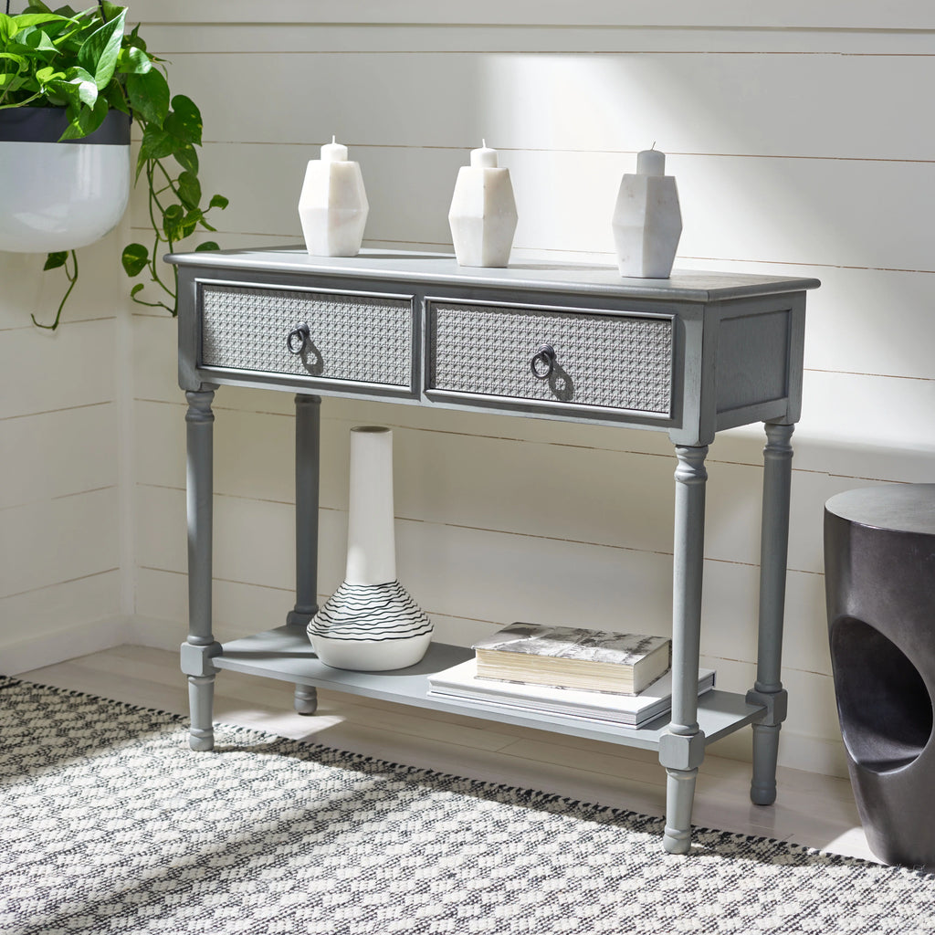 Modern 2 Drawer Console Table P50410