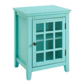 Turquoise Single Door Cabinet V845760