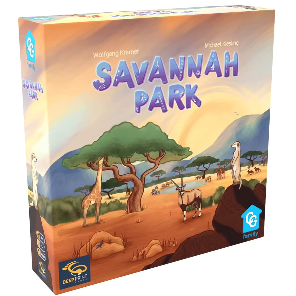 Savannah Park Family Strategy Board Game C716440