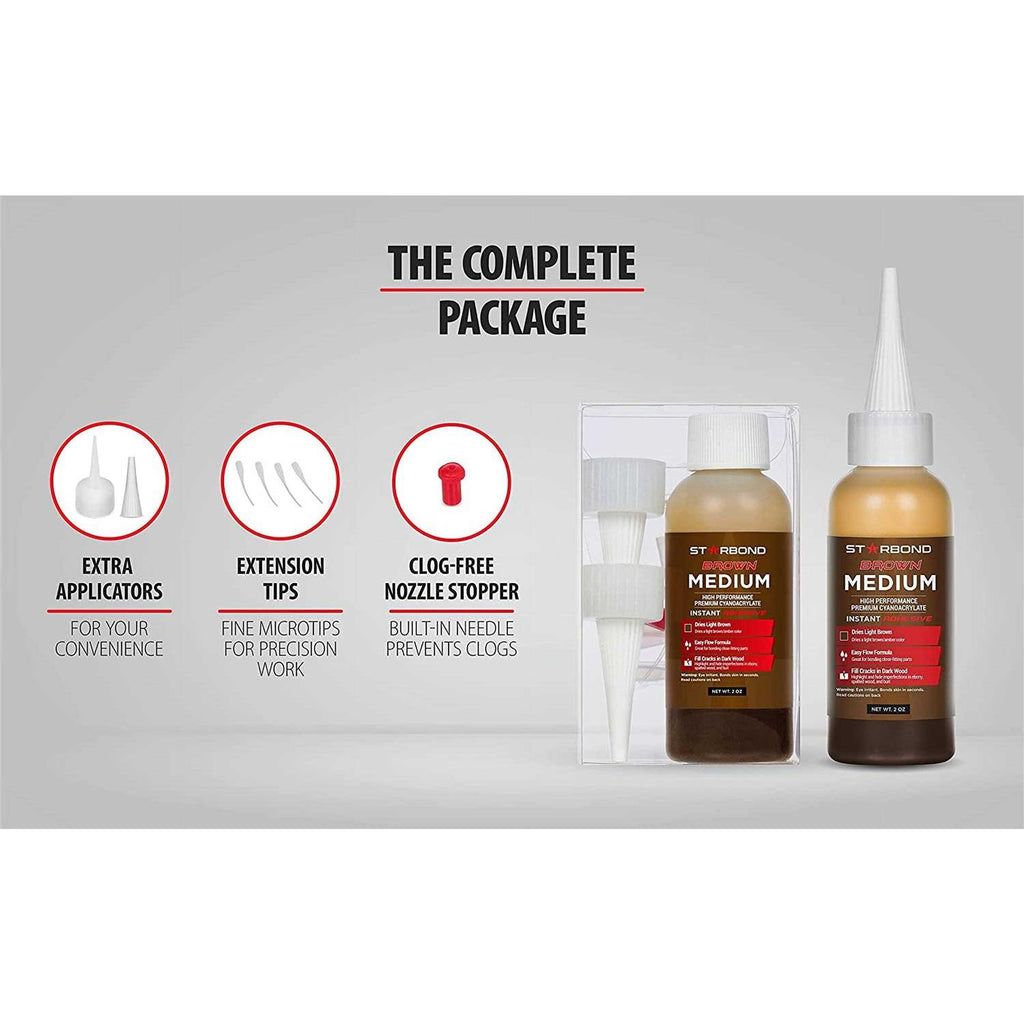Brown Medium CA Glue X80304
