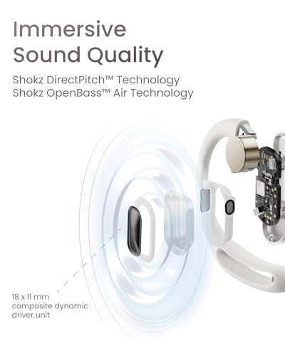 Black Open-Ear True Wireless Earbuds H451