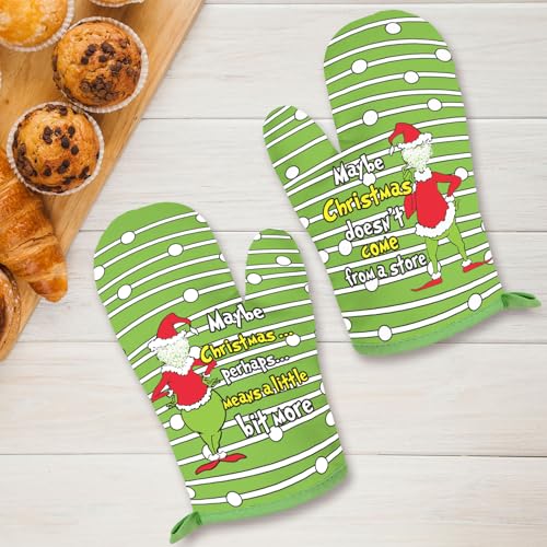 Christmas Oven Mitts Pot Holder 2Pcs S32124