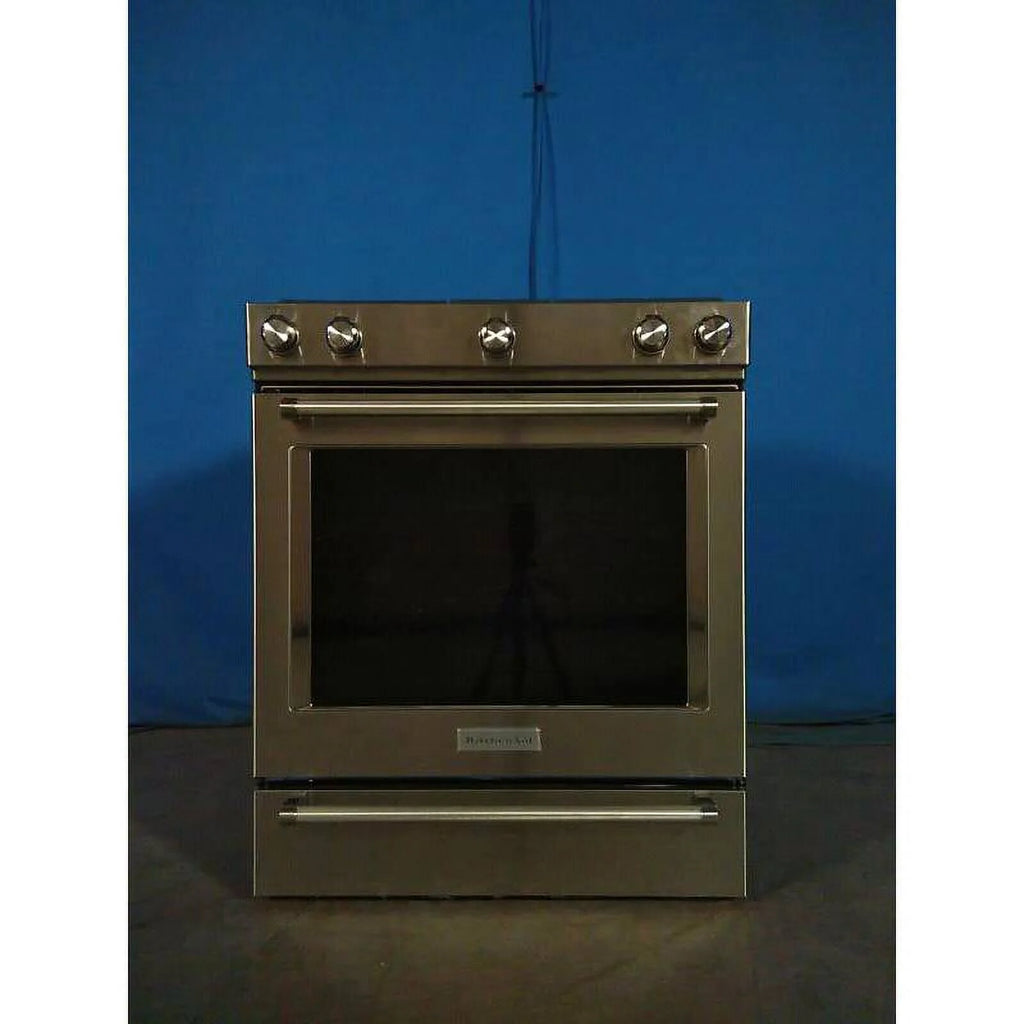 7.1 Cu. Ft. 5 Burner Dual Fuel Slide-in Range J840221