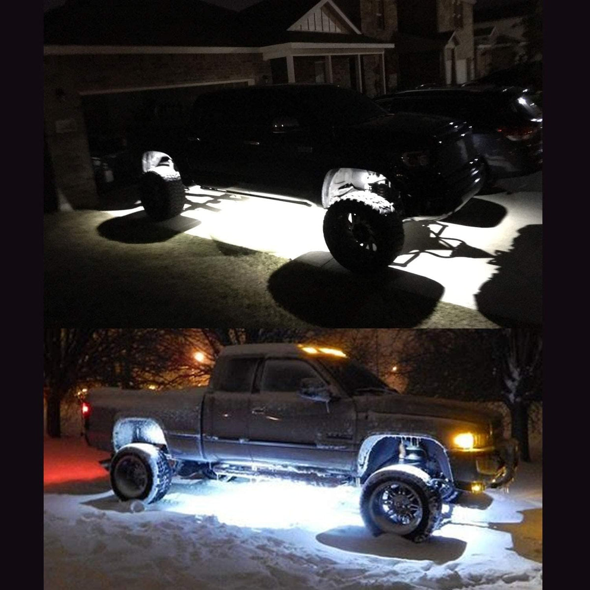 4 Pods IP68 Waterproof LED Rock Light Kits X643
