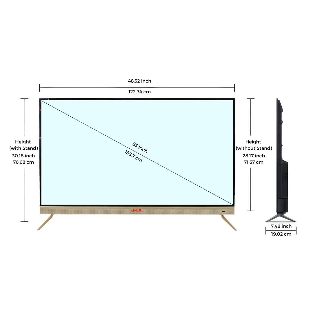 55 inches HD Smart LED TV Q4878