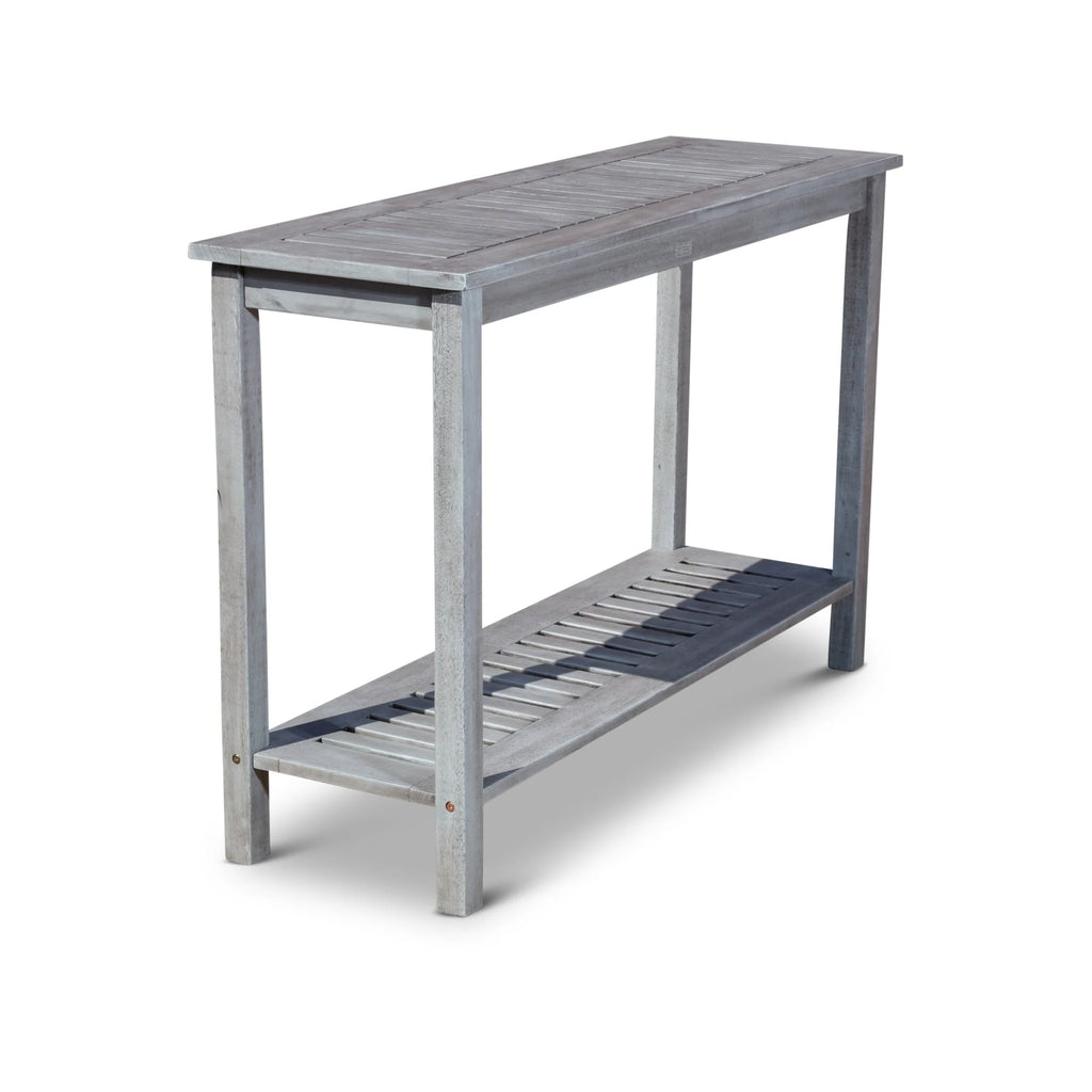 Silver Gray Eucalyptus Console Table A74744