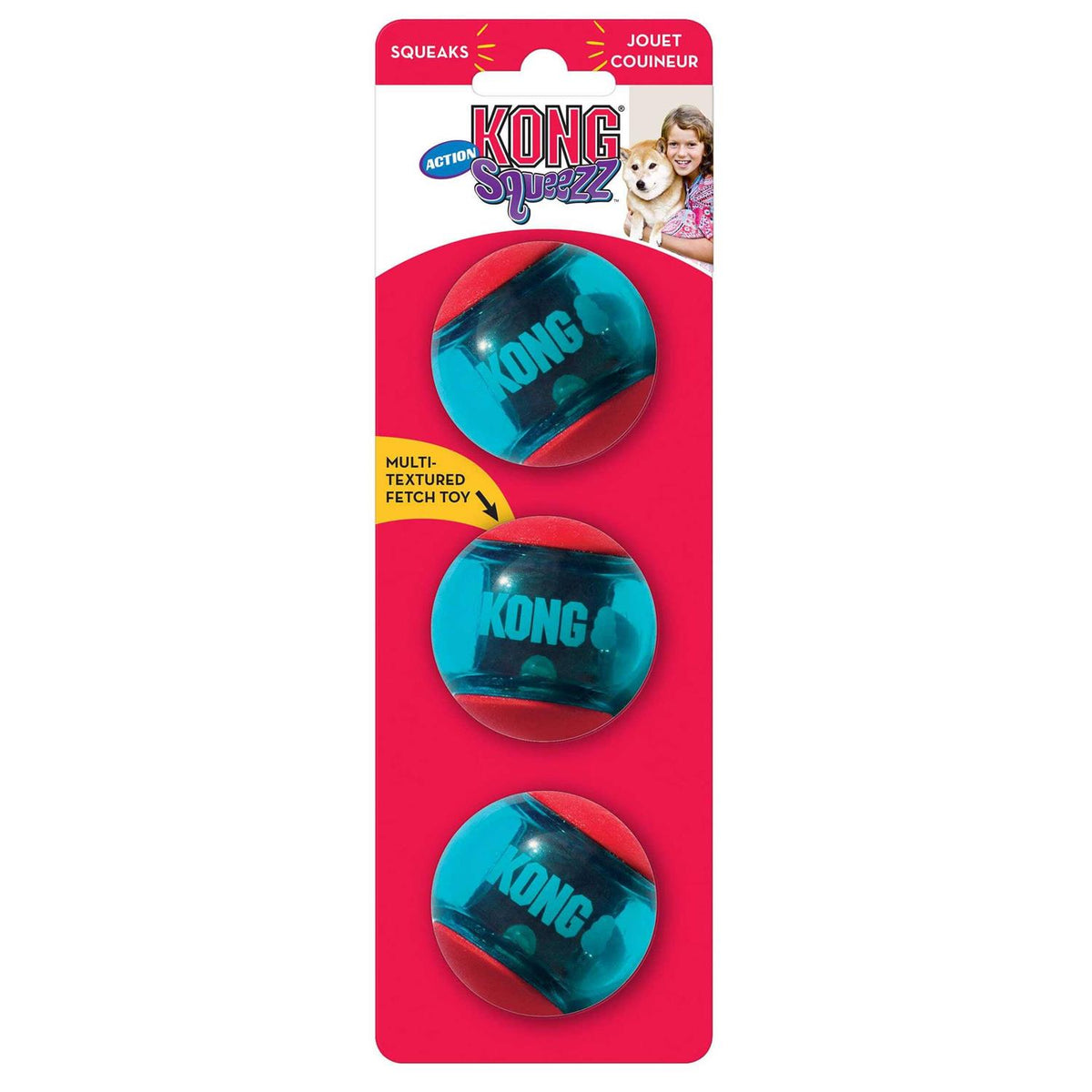 Squeezz Action Ball Dog Toy V52274