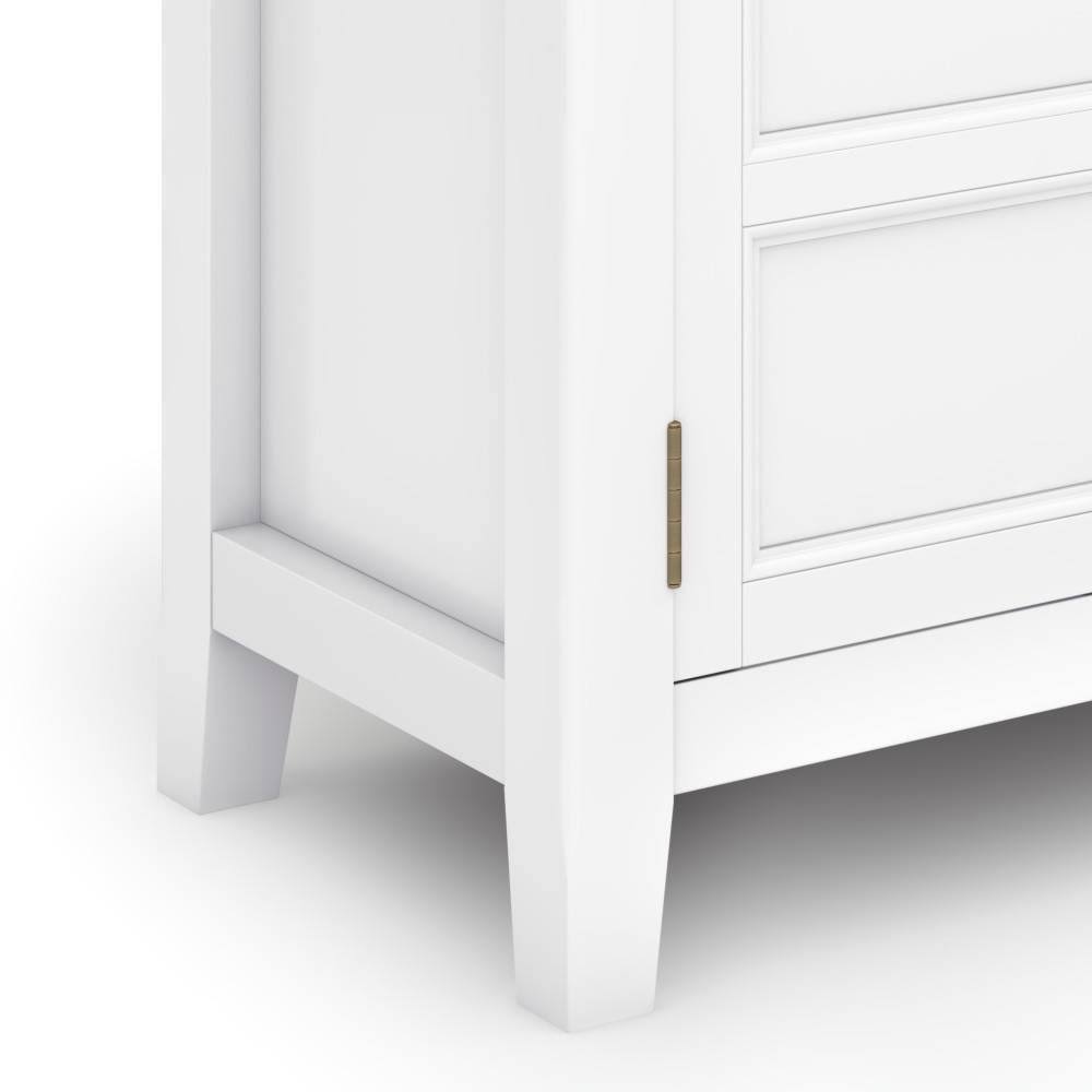 Solid Wood Low Storage Cabinet in Espresso Brown M651527